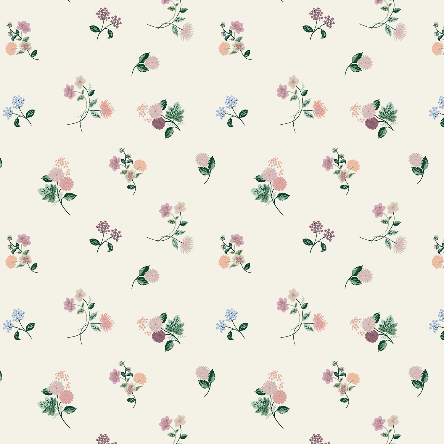 Ditsy Dahlia - Cream