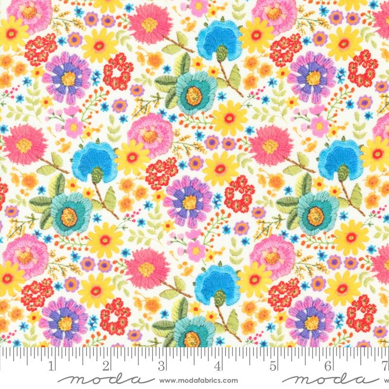 Ditsy Floral Crewel