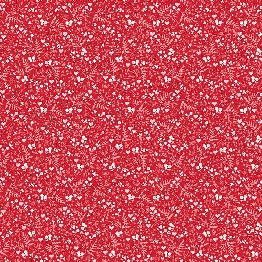 Ditsy Floral - Red