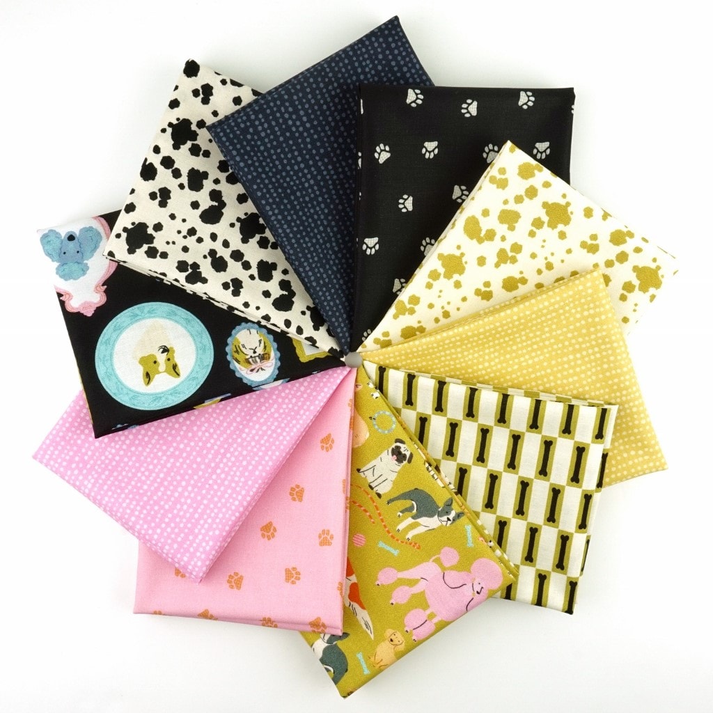 Dog Days Fat Quarter Bundle | Faye Guanipa | 10 FQs