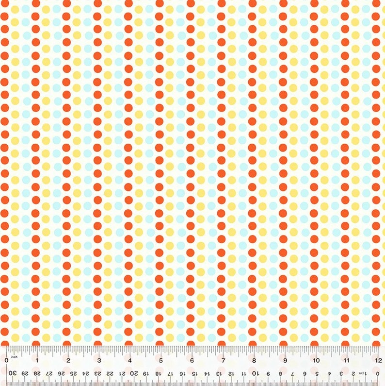 Dot Lines - Blue & Yellow