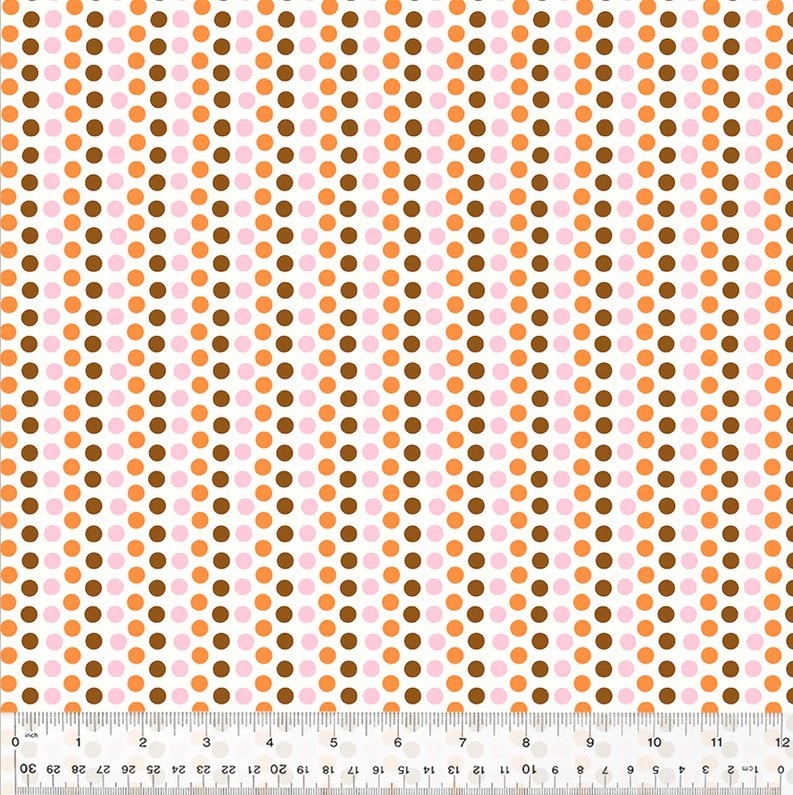 Dot Lines - Pink & Orange