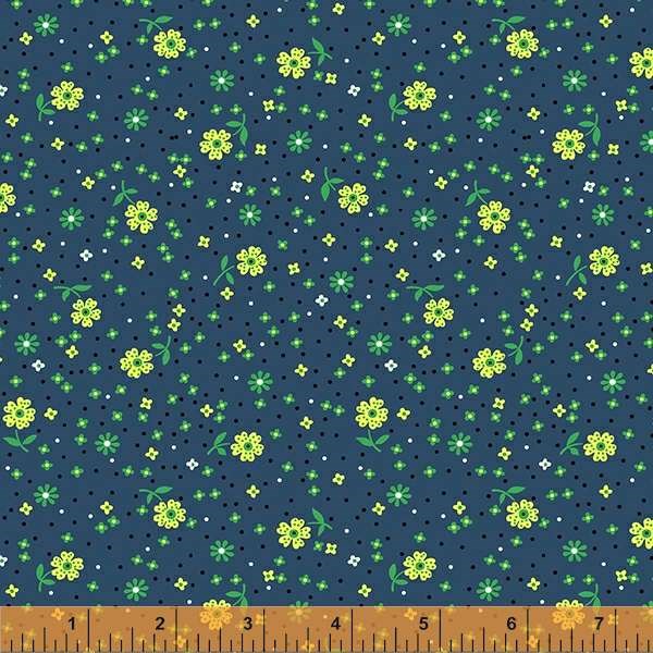 Dotty Daisy - Navy