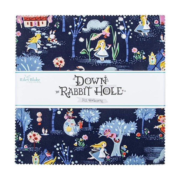 Down the Rabbit Hole Layer Cake | Jill Howarth | 42 PCs