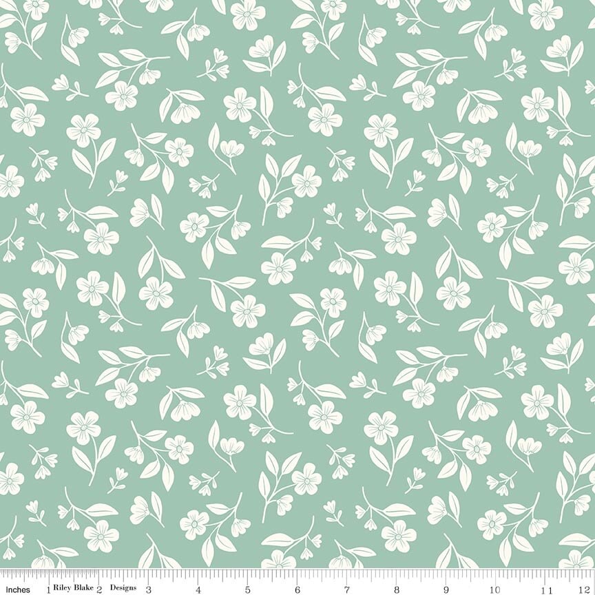 Drifting Blooms - Mint