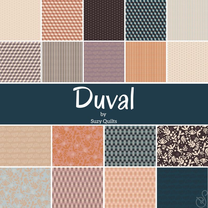 Duval Fat Quarter Bundle | Suzy Quilts | 18 FQs
