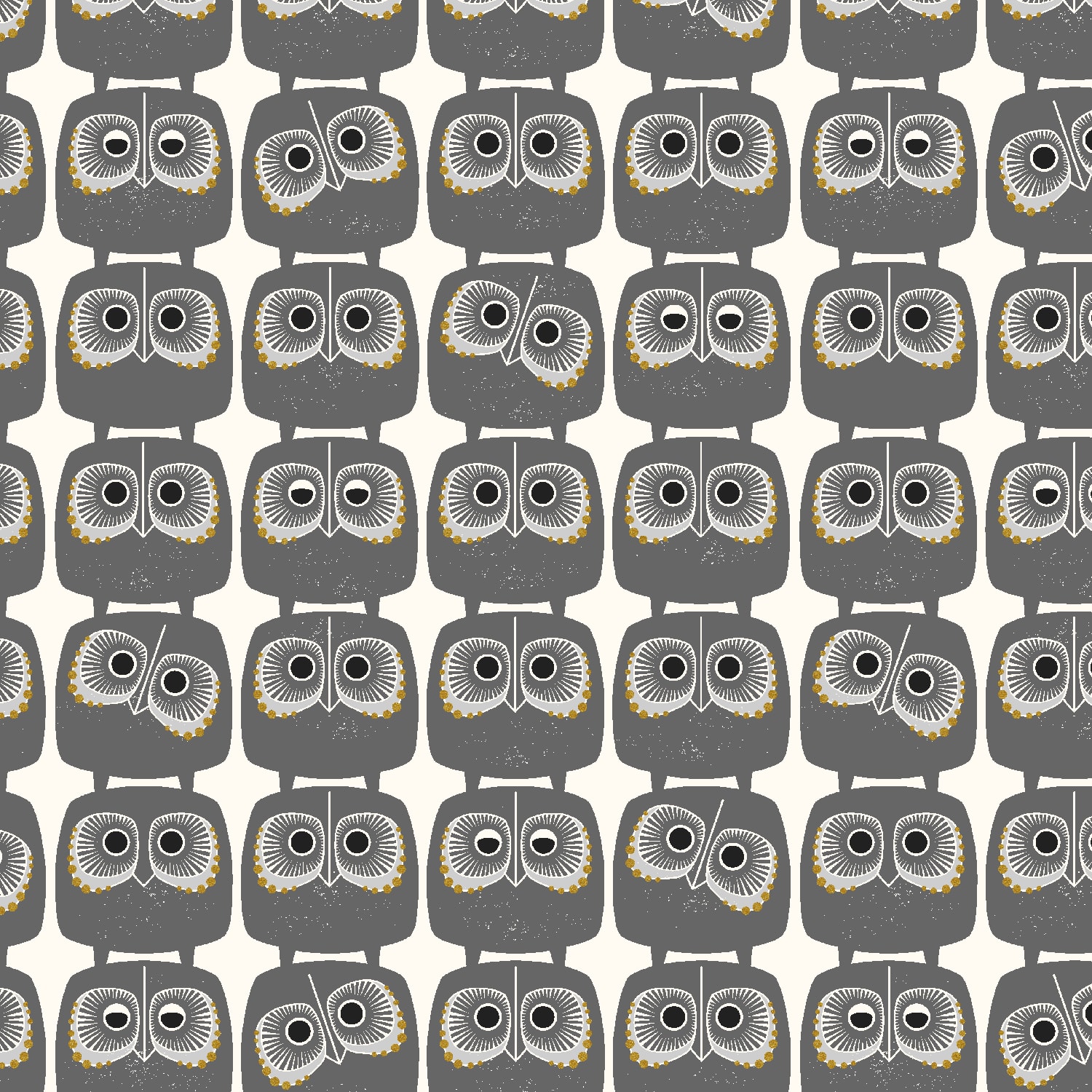 Early Twilight Nosey Owl - Smoke Metallic