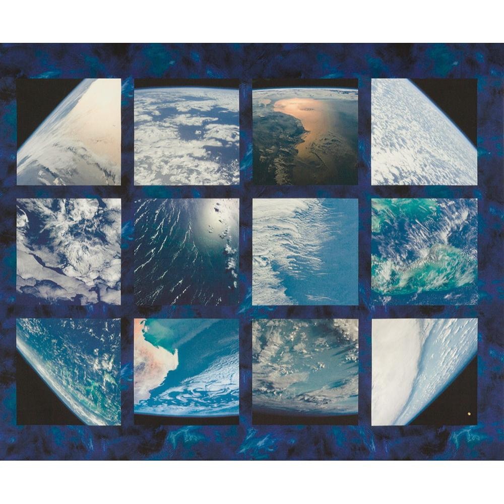 Earth Views Oceans Panel | Karen Nyberg | 36"x44" - Ocean