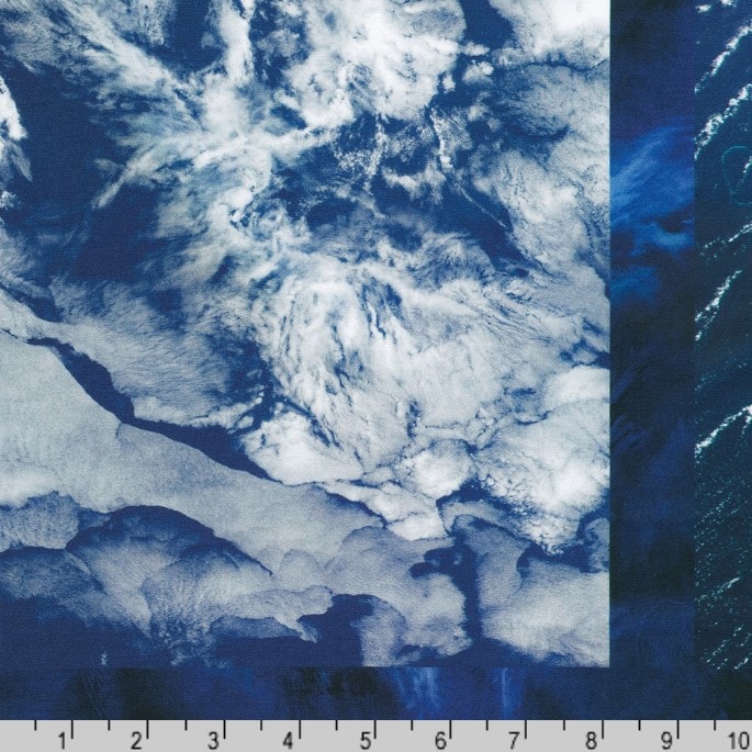 Earth Views Oceans Panel | Karen Nyberg | 36"x44"