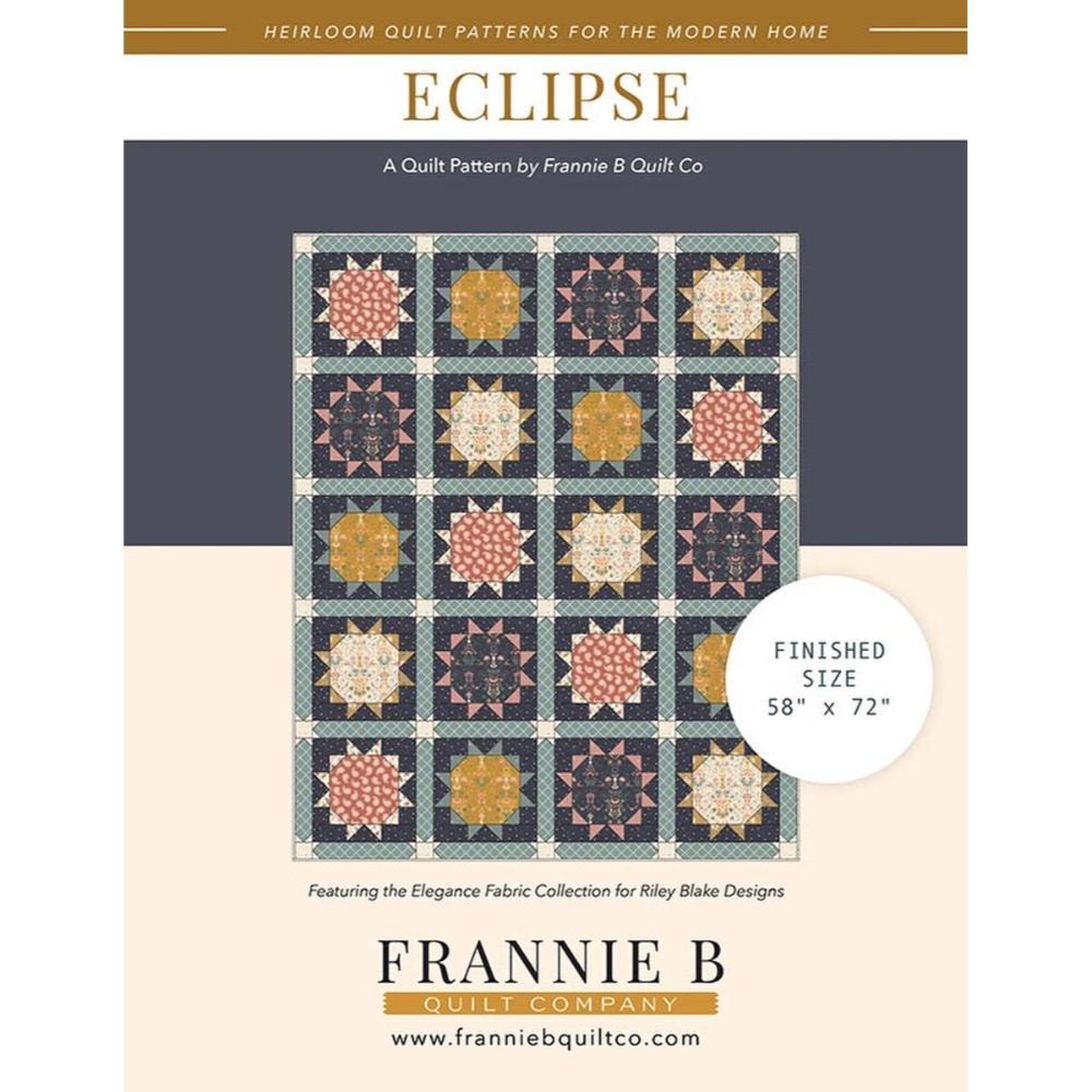 Eclipse Quilt Pattern | Frannie B Quilt Company