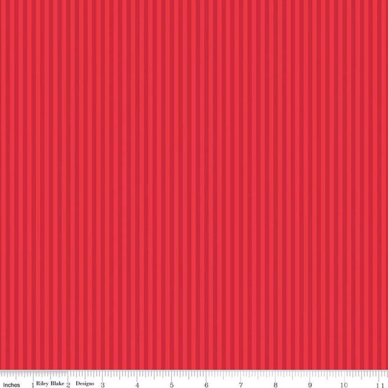 1/8" Tonal Stripe - Red