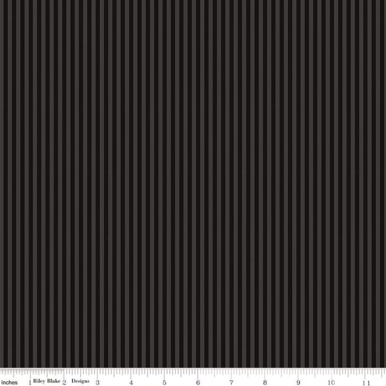 1/8" Tonal Stripe - Black