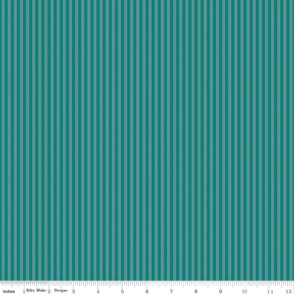 1/8" Tonal Stripe - Teal