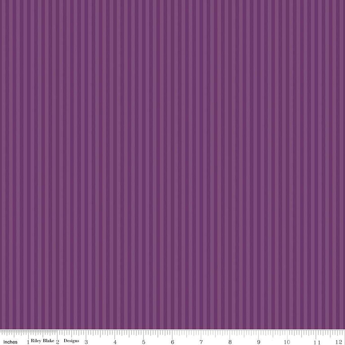 1/8" Tonal Stripe - Eggplant