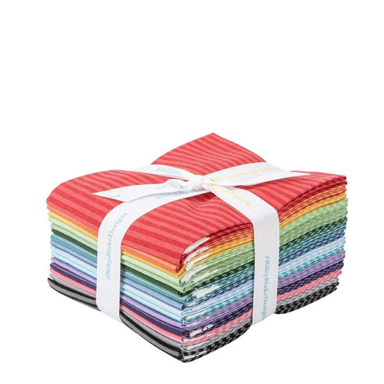 1/8" Tonal Stripe Fat Quarter Bundle | Riley Blake Designs | 15 FQs