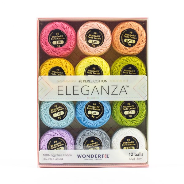 Wonderfil Eleganza Color Set | 12 5g Balls - Pastels