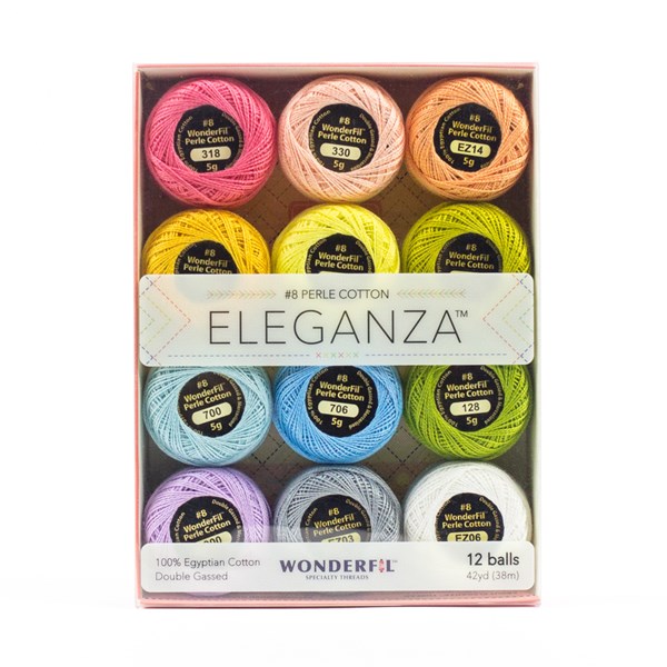 Wonderfil Eleganza Color Set | 12 5g Balls