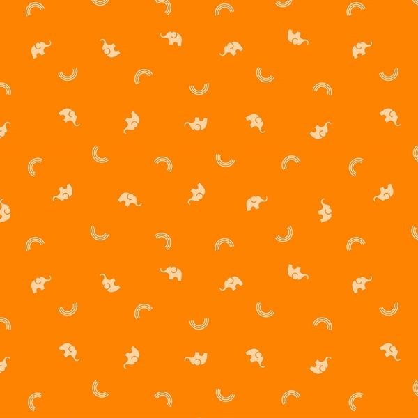 Elephants Lucky Charms - Orange