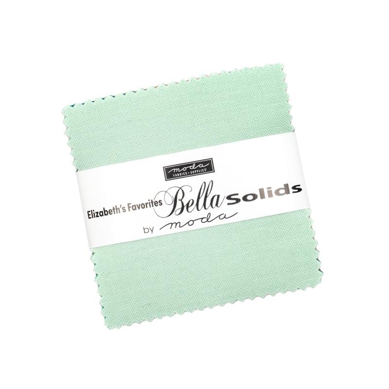 Elizabeth's Favorites Bella Solids Mini Charm Pack | 42 - 2.5" Squares