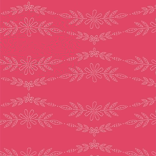 Embroidered Garland - Rose