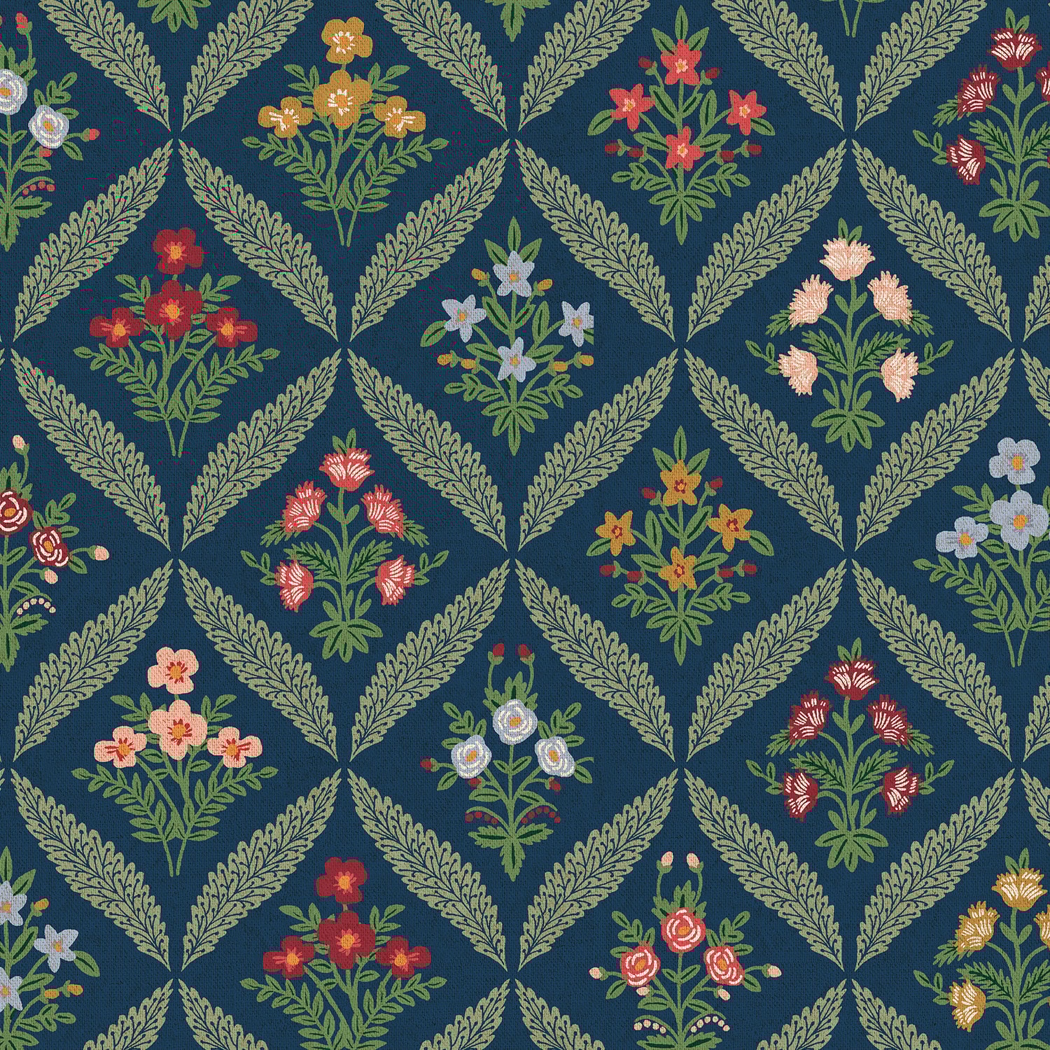Estee Garden - Navy Multi CANVAS