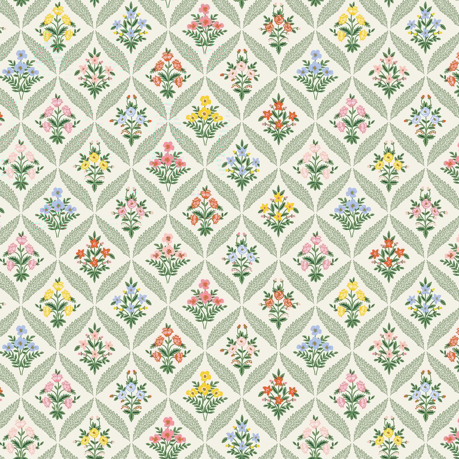 Estee Garden - Cream Multi