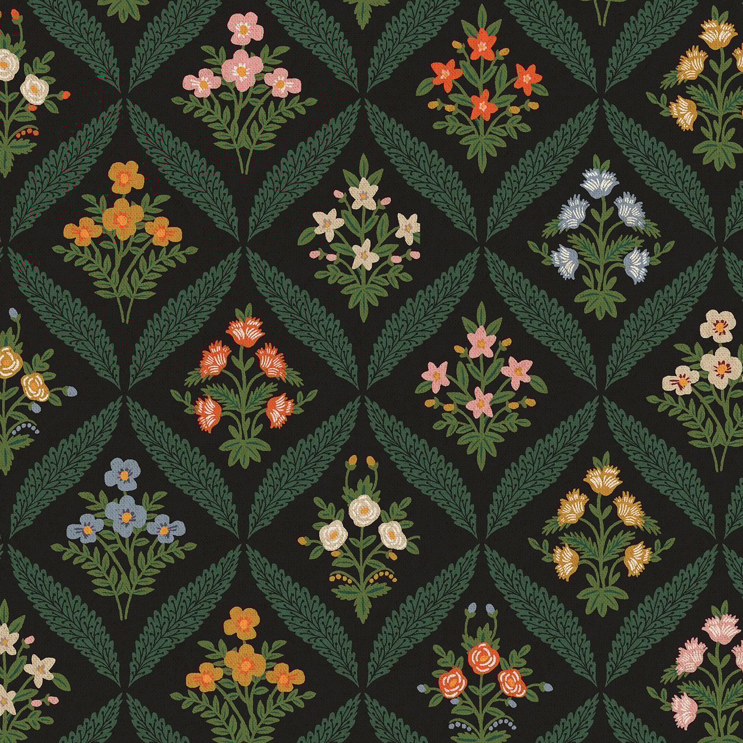 Estee Garden - Black Multi CANVAS