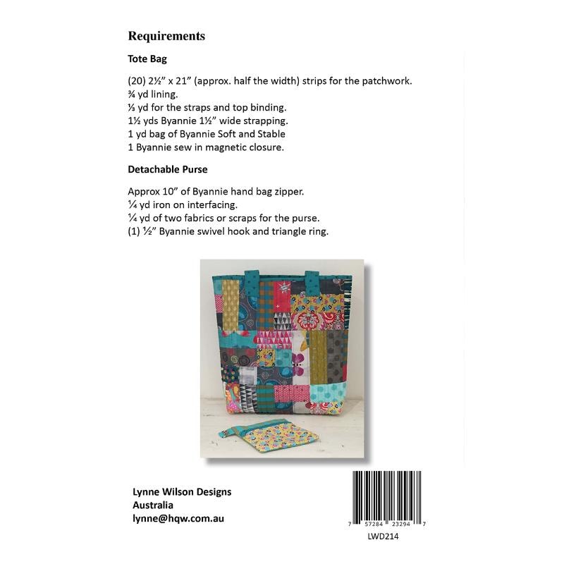Everyday Tote Bag Pattern | Lynn Wilson Designs