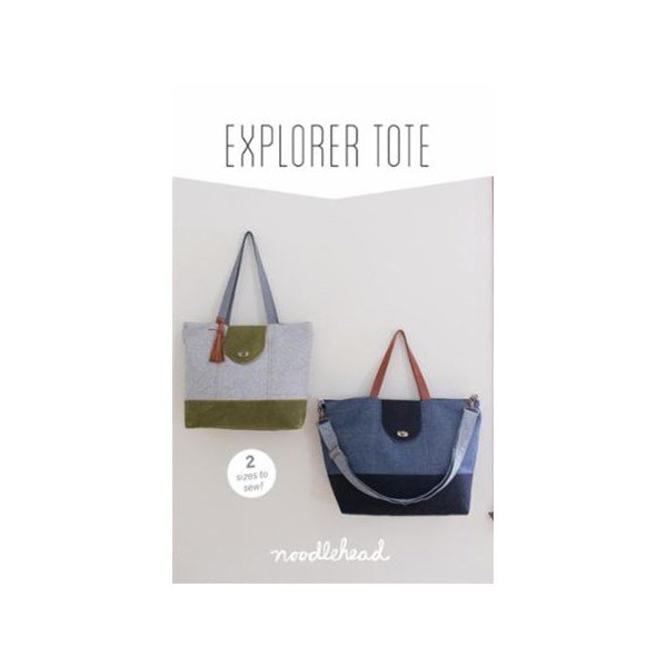 Explorer Tote Pattern by Noodlehead