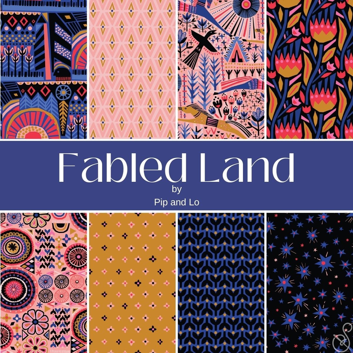 Fabled Land Fat Quarter Bundle | Pip and Lo | 8 FQs