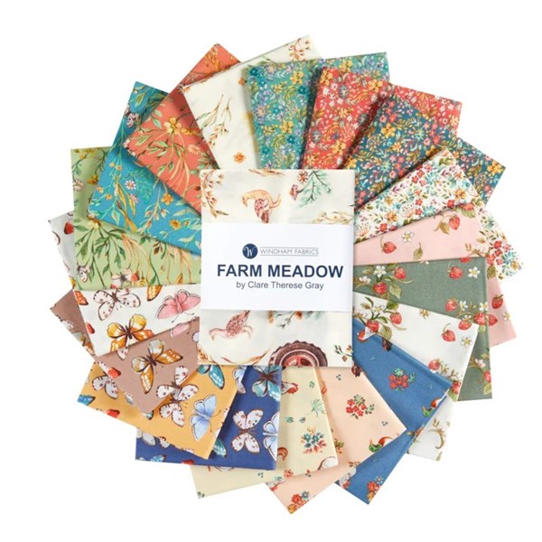 Farm Meadow Fat Quarter Bundle | Clare Therese Gray | 18 FQs