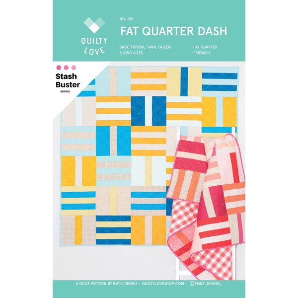 Fat Quarter Dash Pattern by Quilty Love