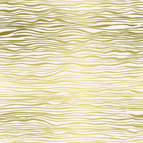 Faux Bois in Cream Metallic