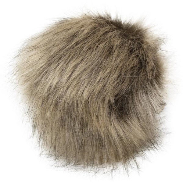 Faux Fur Pom With Loop - Shepherd