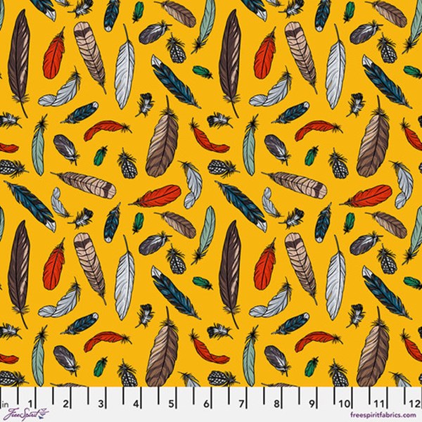Feather Toss - Saffron