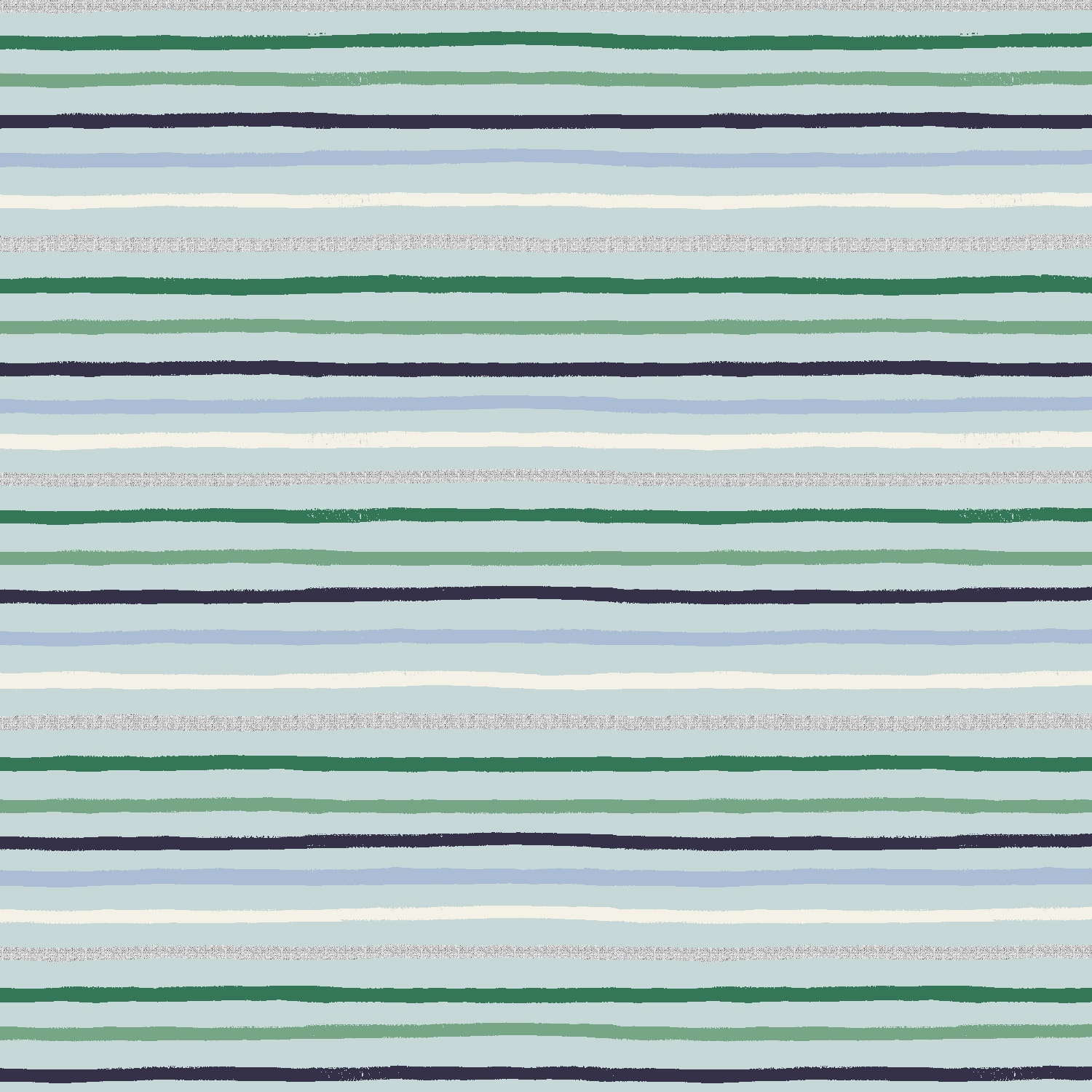Festive Stripe - Mint Metallic