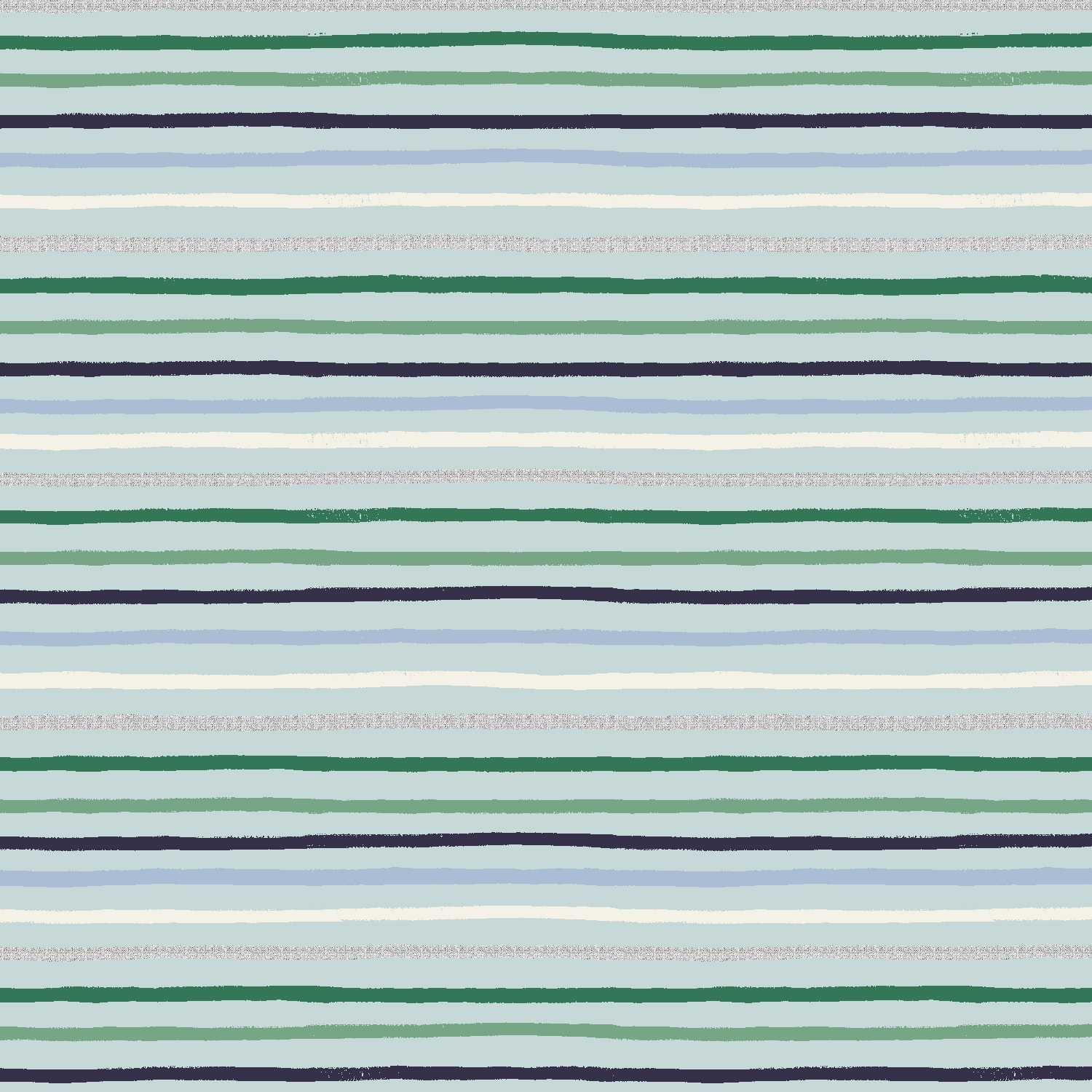 Festive Stripe - Mint Metallic