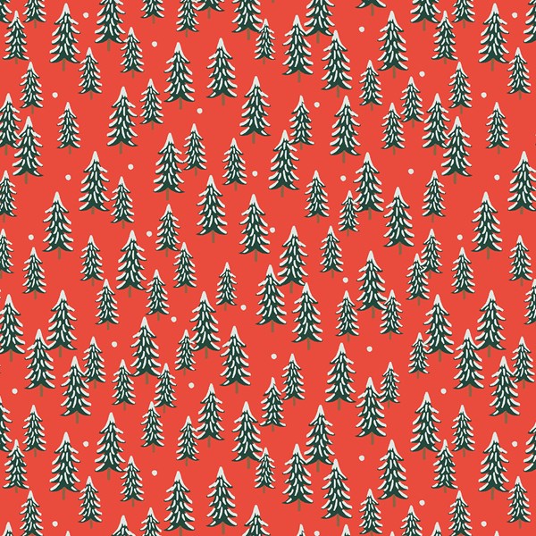 Fir Trees - Red
