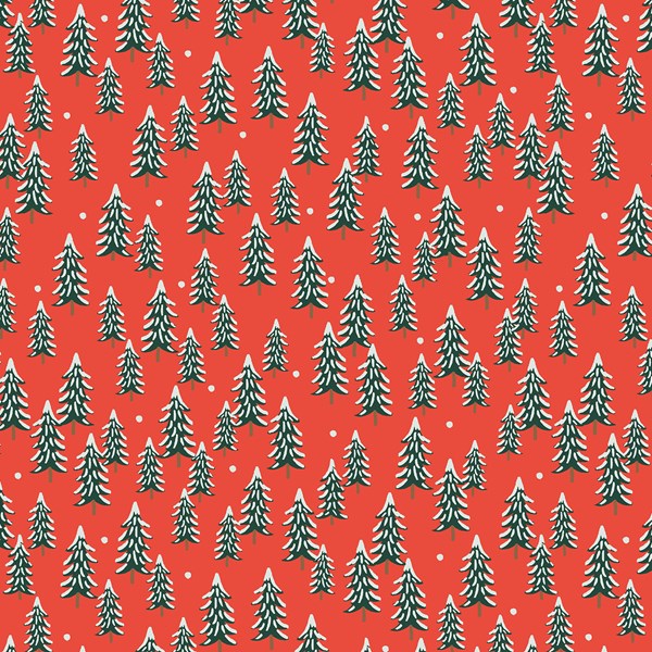 Fir Trees - Red