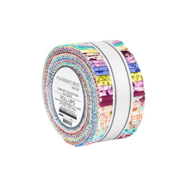 Fisherman's Bend Roll Up | Violet Craft| 40 - 2.5" Strips
