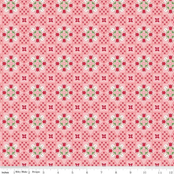 Flea Market Applique - Coral
