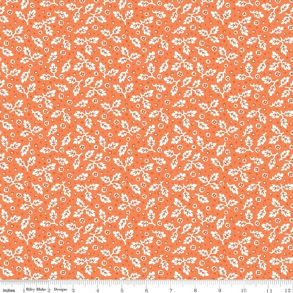 Flea Market Leaves - Pumpkin