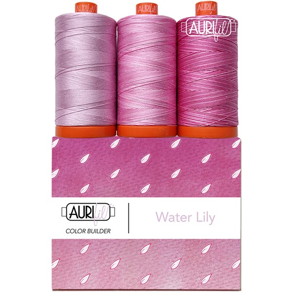 Flora Aurifil Color Builder 50wt - Amazon Water Lily