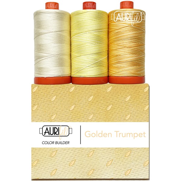 Flora Aurifil Color Builder 50wt - Golden Trumpet
