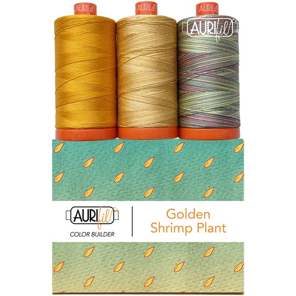 Flora Aurifil Color Builder 50wt - Shrimp Plant