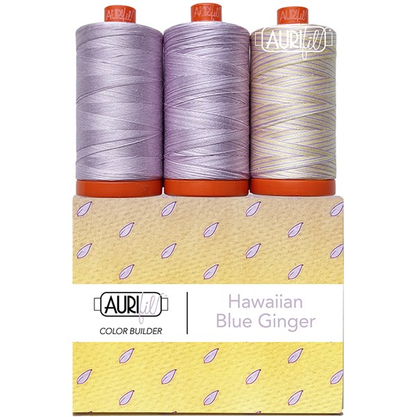 Flora Aurifil Color Builder 50wt - Blue Ginger