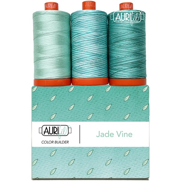 Flora Aurifil Color Builder 50wt - Jade Vine