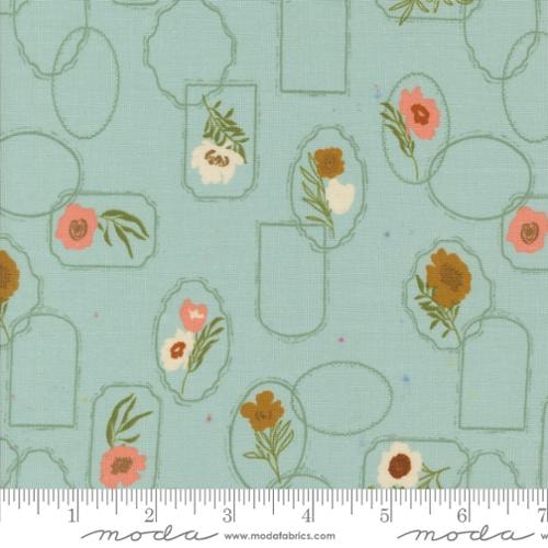 Floral Cameo - Mist