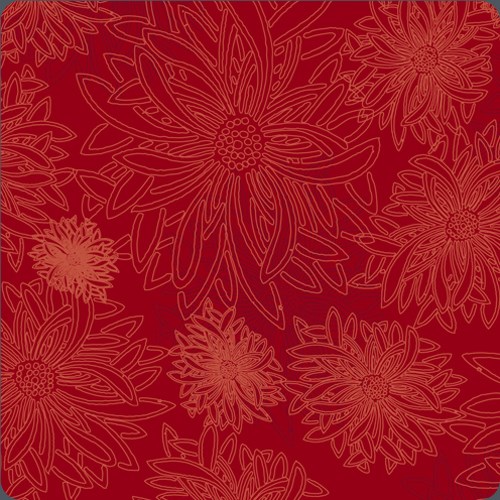 Floral Elements - Scarlet