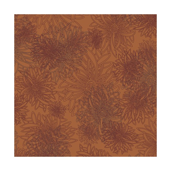 Floral Elements - Russet Orange